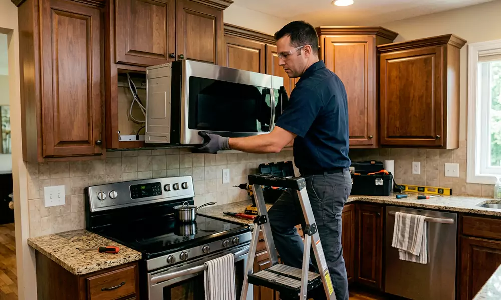 Microwave Installation in Kearny, NJ