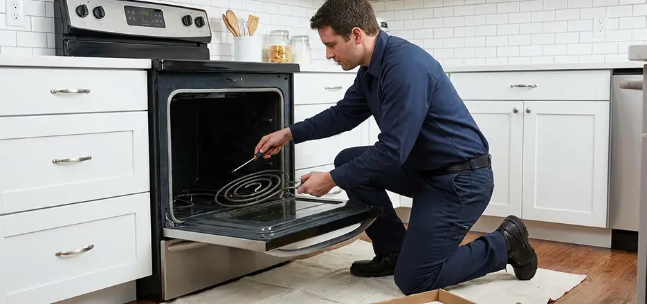 Oven Lower Heating Element Replacement in Kearny