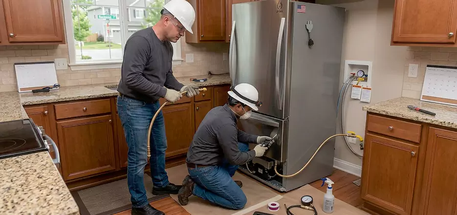 Propane Refrigerator Installation in Kearny